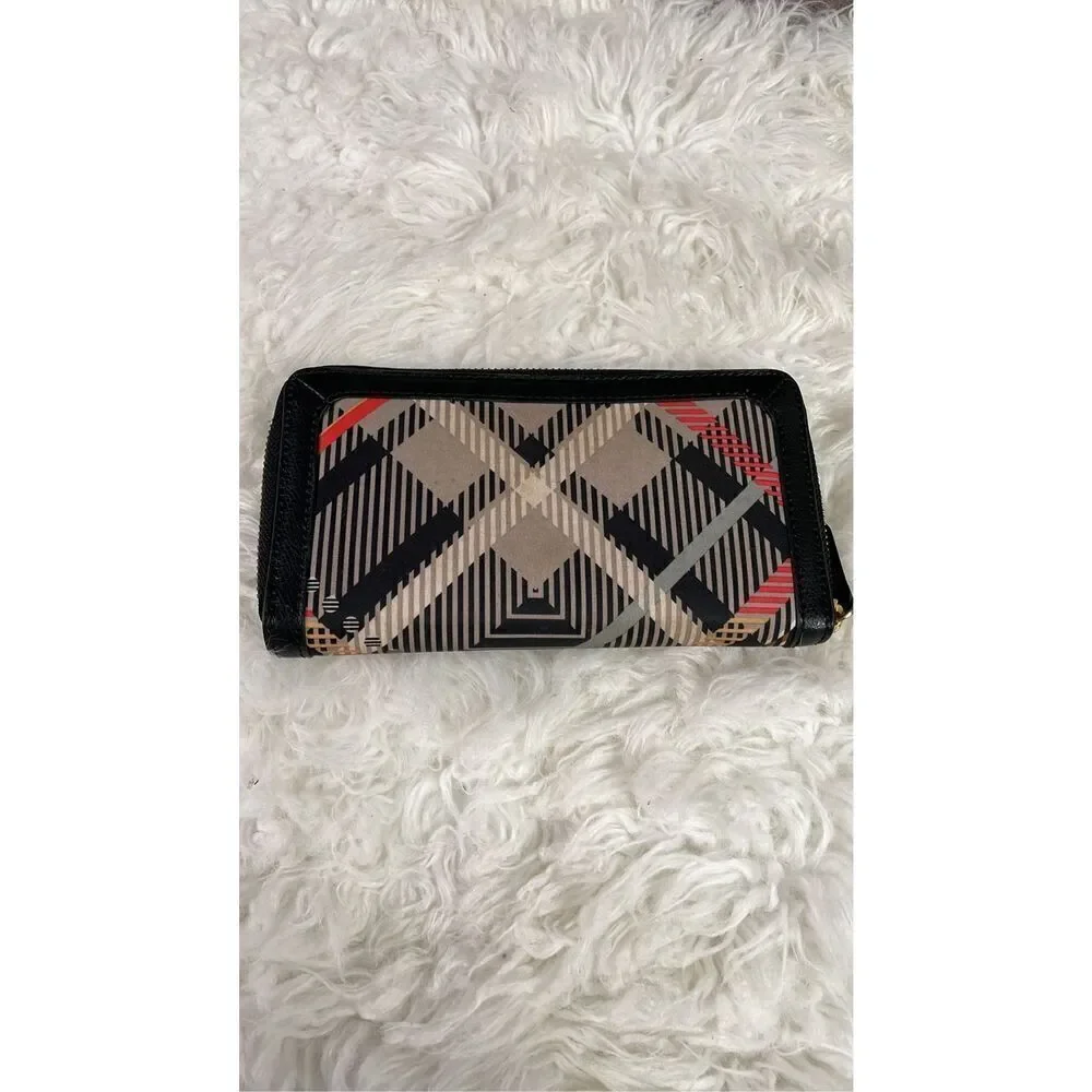 NWOT Vera Bradley Wallet Tan Red And Black